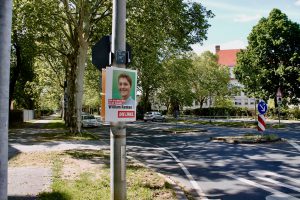 Foto eines Wahlplakats in Stötteritz.